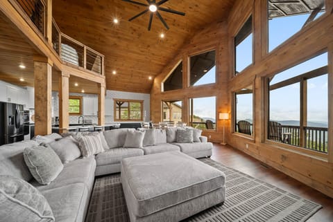 Main Level Living Area has Big Views