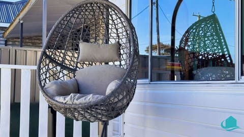 Sitting area on porch