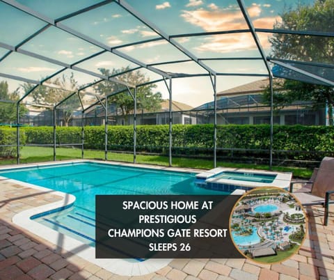 Stay at our 9-bedroom, 5-bathroom home with a private pool and full resort access.