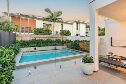 Sparkling private swimming pool exclusively for guest use