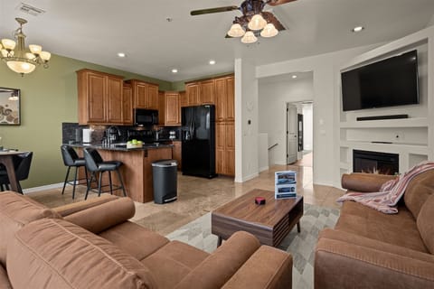 Open plan living area