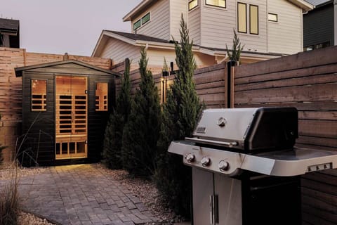 Welcome! 
Outdoor Area | Sauna & Grill | You’ll Find 2 Saunas Like These Across the Property