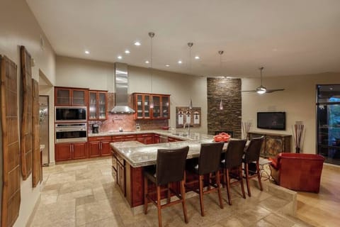 Fully stocked kitchen