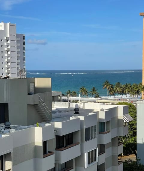 Ocean view from private balcony.