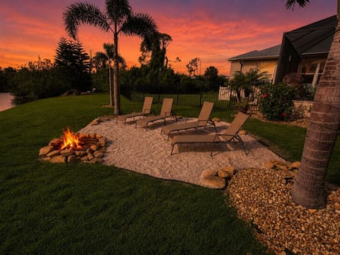 Fire pit area
