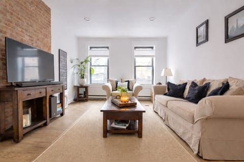 Modern farmhouse style with a welcoming urban vibe.