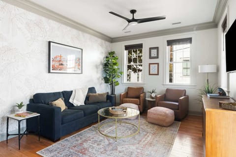 Spacious living room with seating for your group