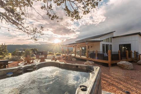 Hot Tub at Sunset
