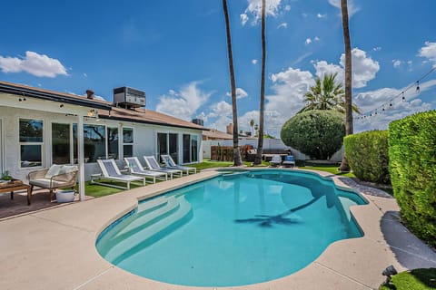 Let your retreat begin in this beautiful backyard