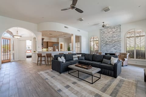 High ceilings and wide open spaces