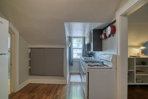 Enjoy the convenience of a full kitchen in this cozy studio.