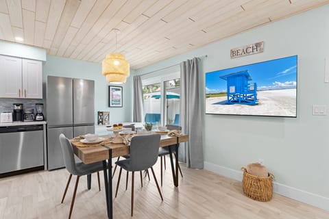 Gather around the sun-drenched dining table.