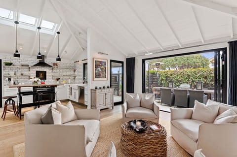 Stunning open living with designer details
