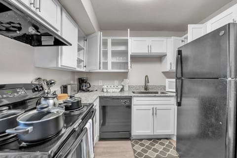 Functional kitchen w/ stainless appliances & ample counter space.