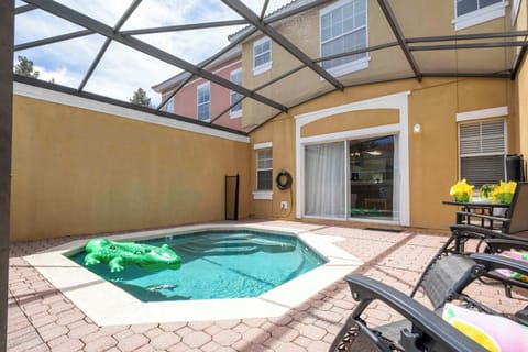 Enjoy your private, screened-in splash pool and sunny patio-perfect for lounging between adventures!