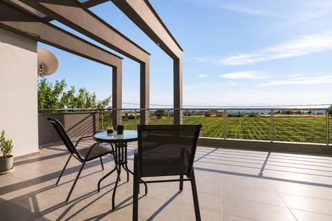 Balcony with Wide Countryside and Distant Sea Views, Perfect for Morning Coffee or Sunset Drinks