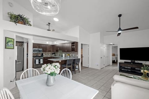 Open floor plan in main area