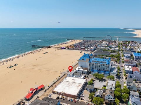Aerial Ocean & Beach View