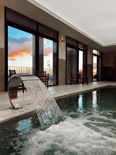 Sauna, steam room, facials