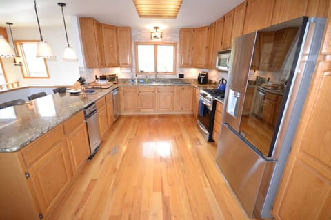 Full gourmet kitchen with updated appliances.