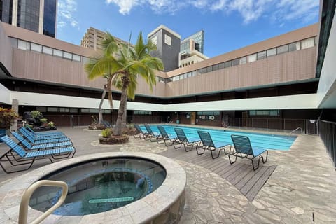 11th floor rooftop lap pool and spa