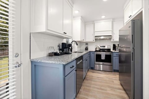 Our kitchen is fully stocked.