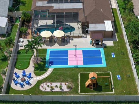 Arial view of our amazing backyard!