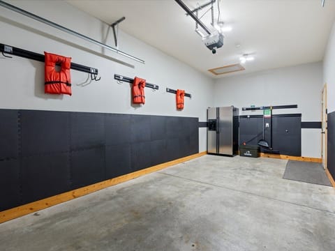 Garage offers one secure parking