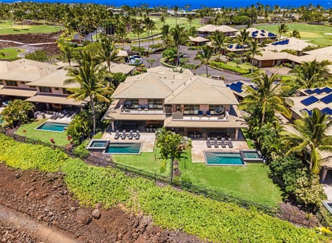 Your Kohala Coast retreat, Laule'a Ohana, nestled on the edge of the golf course with panoramic views.