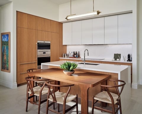 Dining and kitchen area