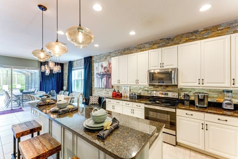 Kitchen | Blender | Toaster | Trash Bags & Paper Towels | Spices | 1st Floor