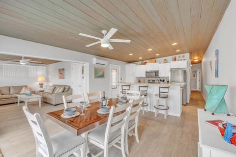 Dining area and kitchen