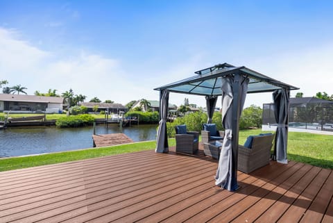 Patio out back!