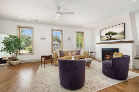 Welcome to Park Springs Row - our gorgeous, newly constructed, spacious three-story townhome in Downtown Bentonville! 