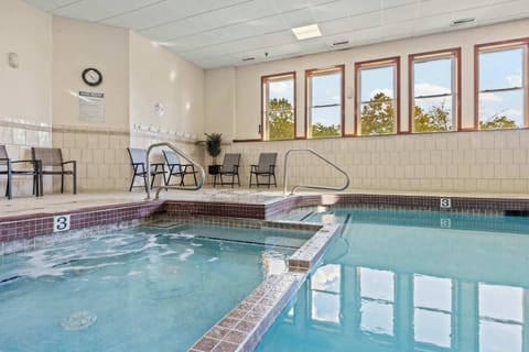 Soak and recharge in the indoor hot tub — the perfect après-ski or post-hike retreat