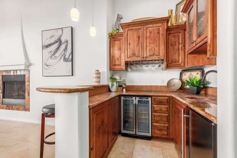 Modern kitchen with appliances for every meal.
