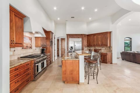 Modern kitchen with appliances for every meal.