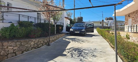 Outdoor banquet area