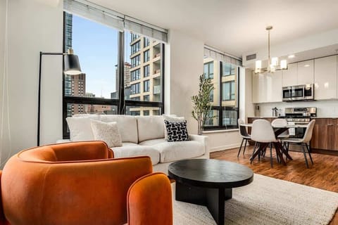 Standard Apartment, 2 Bedrooms (Apartment) | Living area | 50-inch Smart TV with digital channels