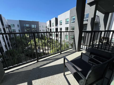 Enjoy stunning views of the iconic city from your own private balcony