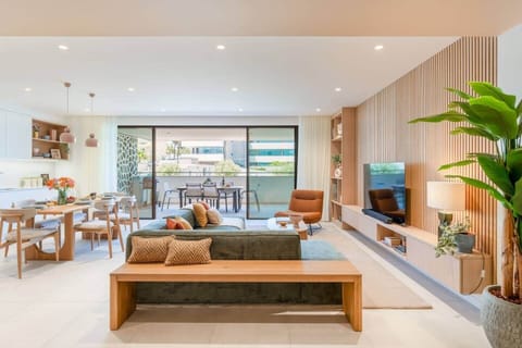 Open plan living area