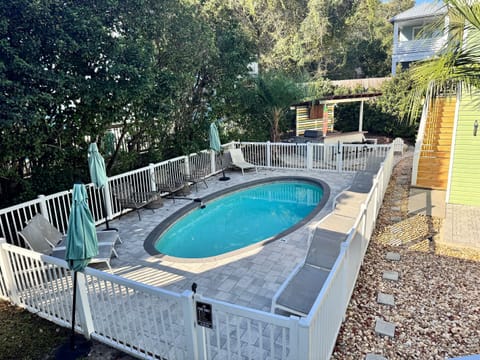 Fully fenced in pool, can be heated upon request
