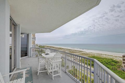 Large balcony with access from living room and both bedrooms. Facing east.