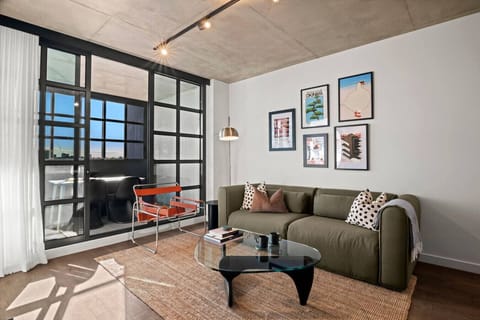 Enjoy the spacious living area that has a smart tv