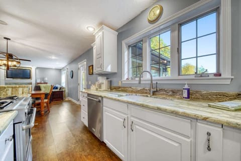 Gourmet kitchen stocked with the essentials