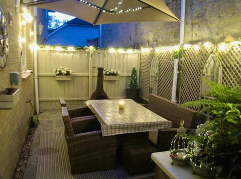 Patio Area at Night