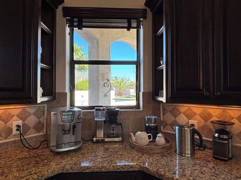 GOOD MORNING!!! COFFEE STATION with pool view!