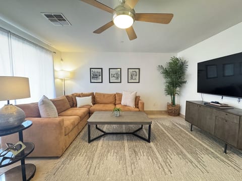 Living Room With Smart TV