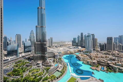 This daytime exterior view showcases a breathtaking panoramic skyline.