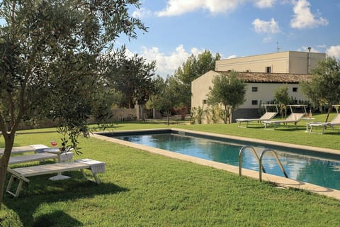 The house seen from the pool area.